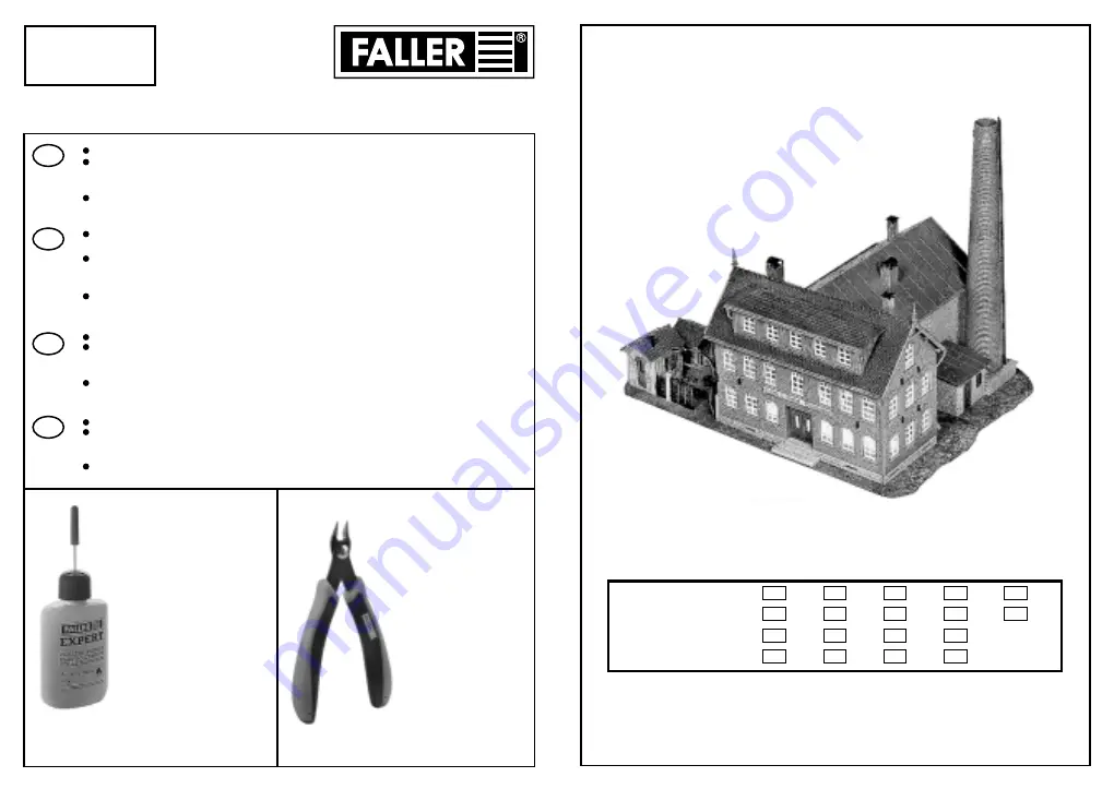 Faller 3081 Manual Download Page 1