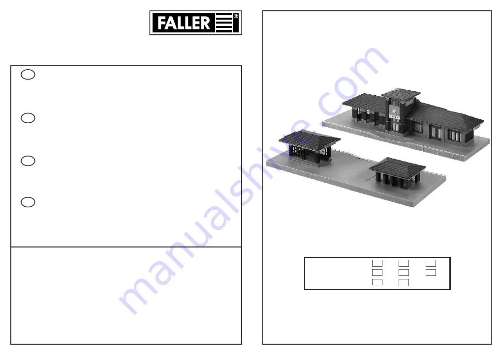 Faller 31-650 Manual Download Page 1