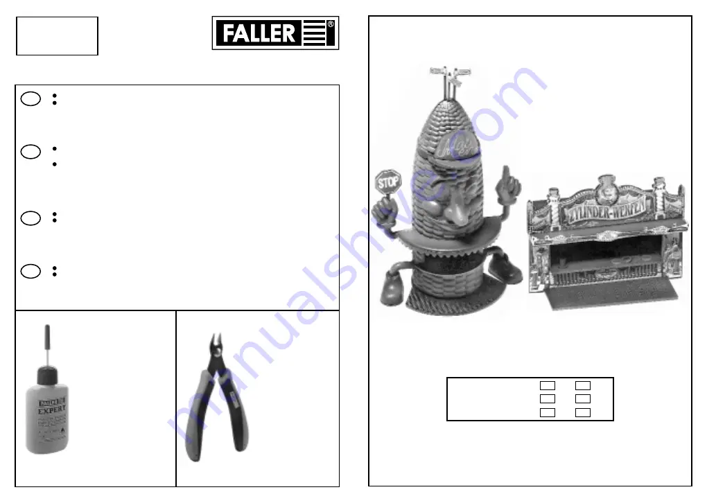 Faller 462 Instructions Download Page 1