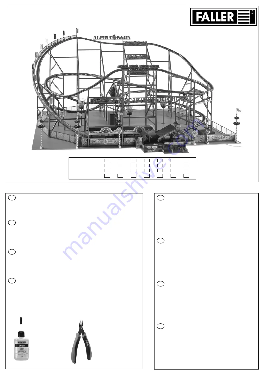 Faller Alpina-Bahn 140410 Manual Download Page 1