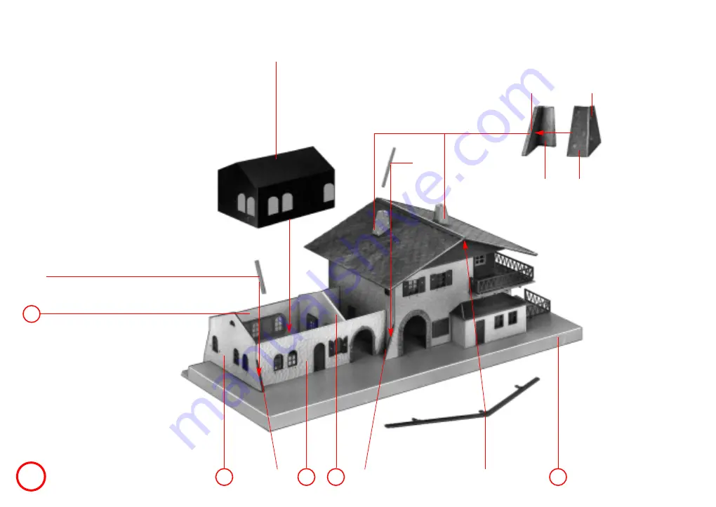 Faller Bergheim 131280 Manual Download Page 9