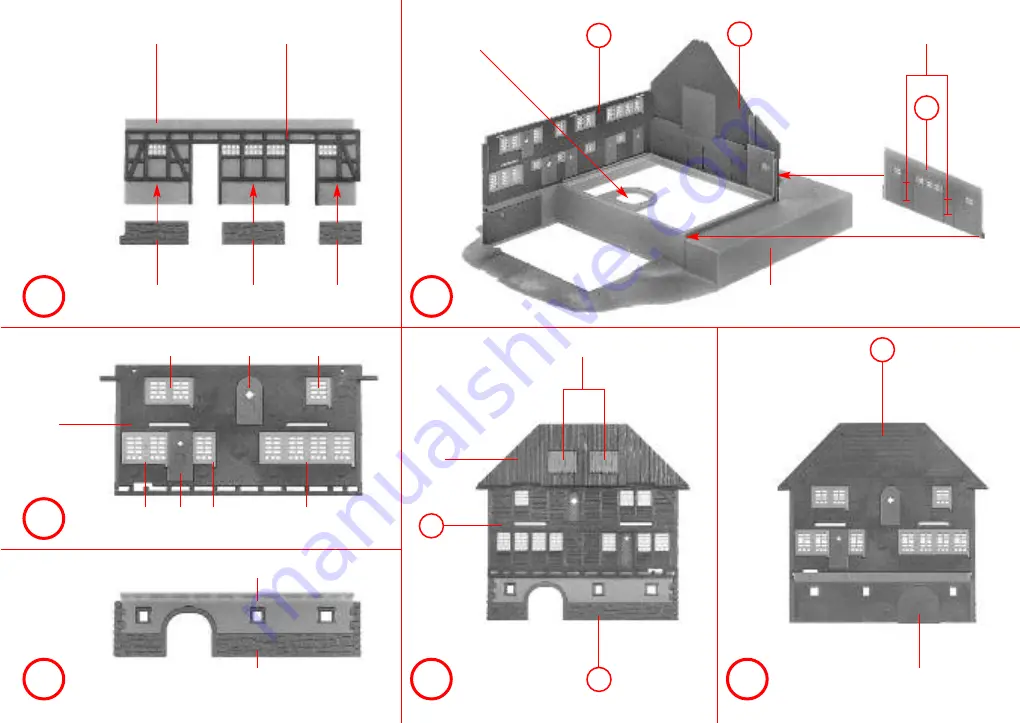 Faller BLACK FOREST FARMYARD Instructions Manual Download Page 3