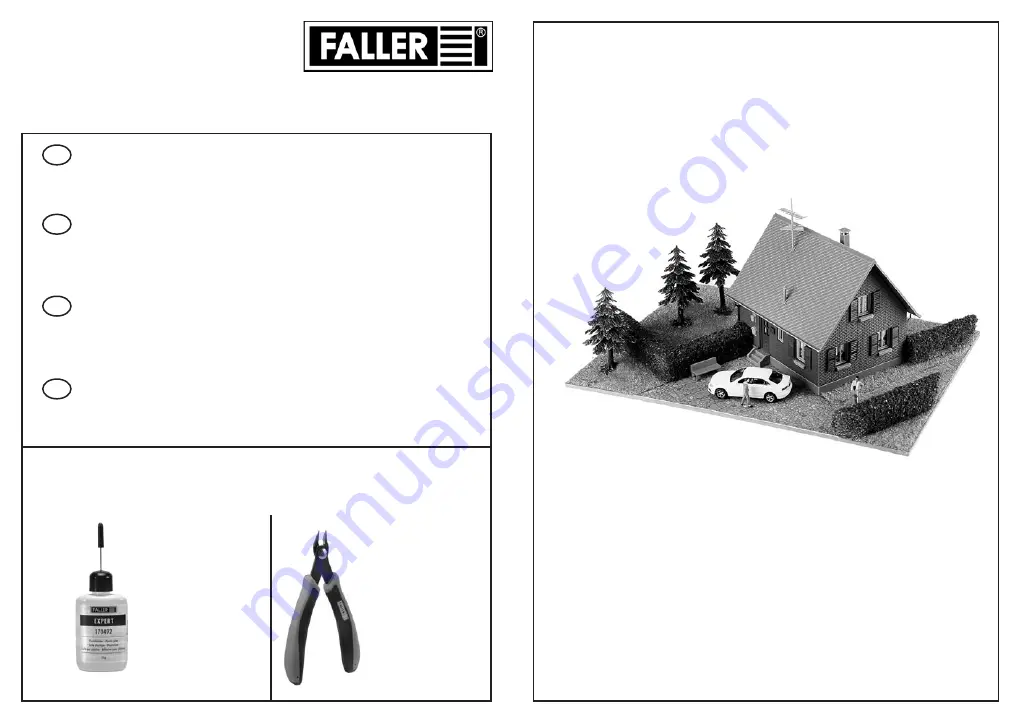 Faller CREATIVE BUILDING SET Quick Start Manual Download Page 1