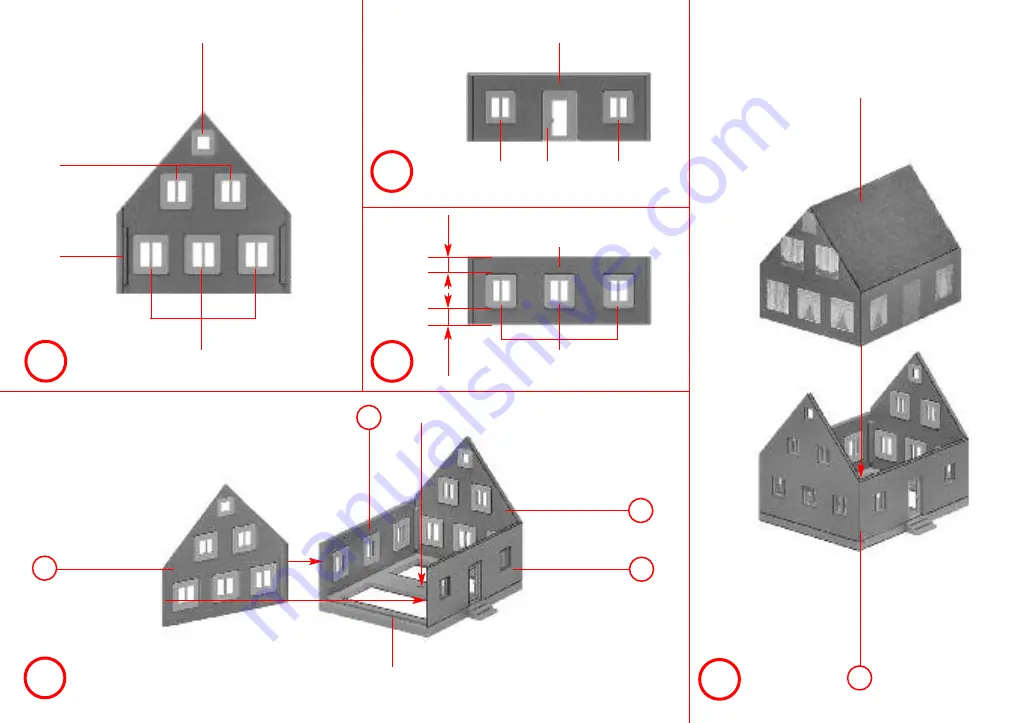 Faller DEVELOPMENT HOUSE Instructions Download Page 2