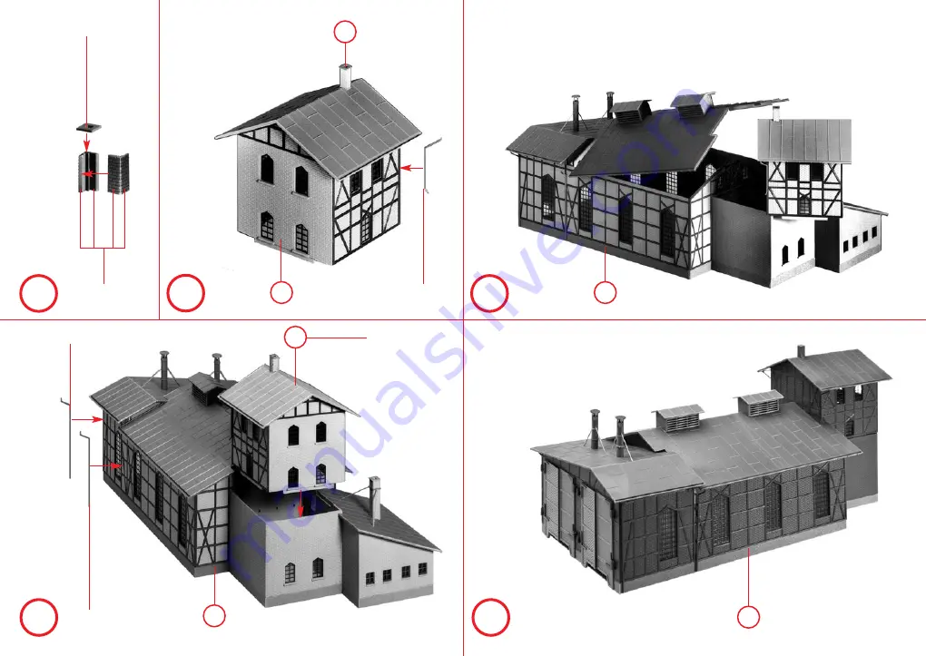 Faller ENGINE HOUSE Instructions Manual Download Page 8