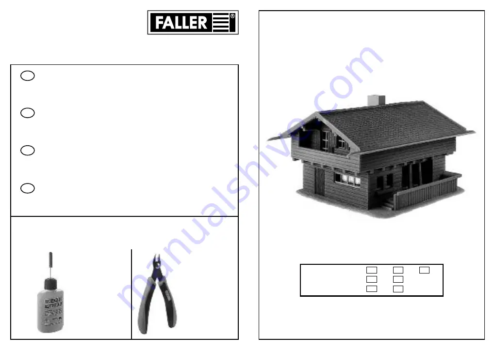 Faller ENZIAN Quick Start Manual Download Page 1