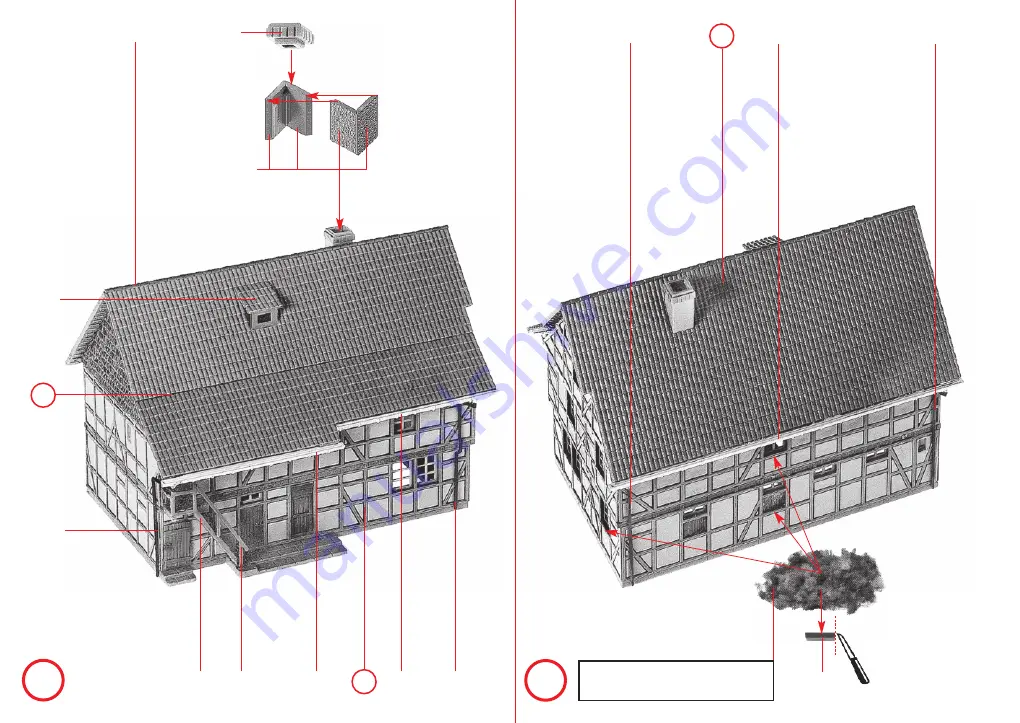 Faller FARM WITH THREE AISLES Instructions Manual Download Page 5