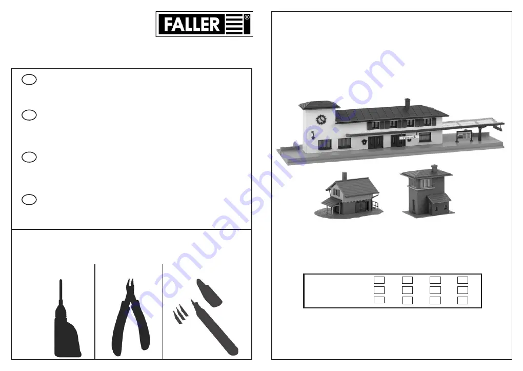 Faller FEENBACH Quick Start Manual Download Page 1