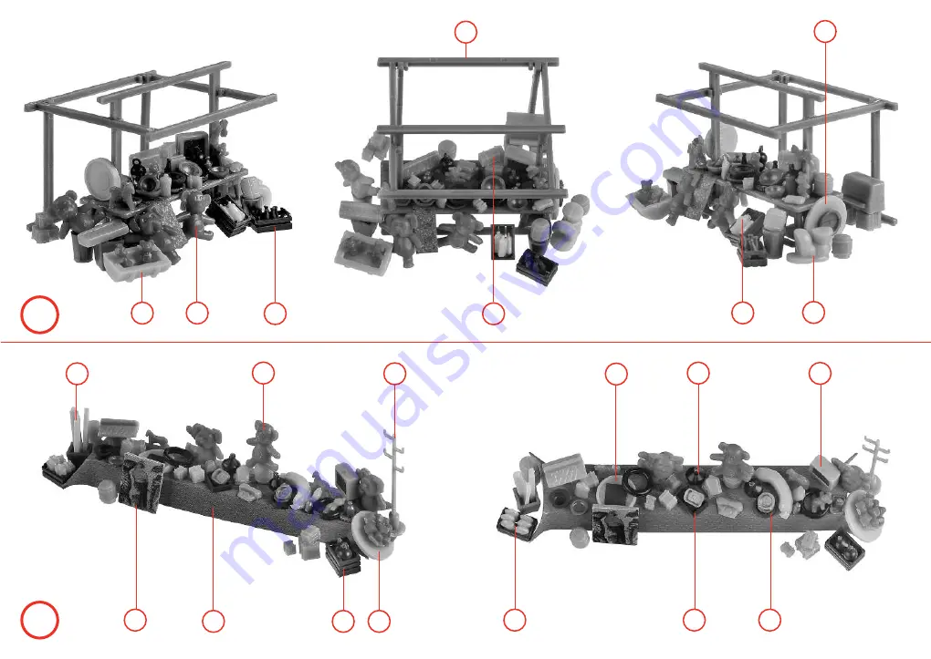 Faller FLEA MARKET SET 2 Manual Download Page 5