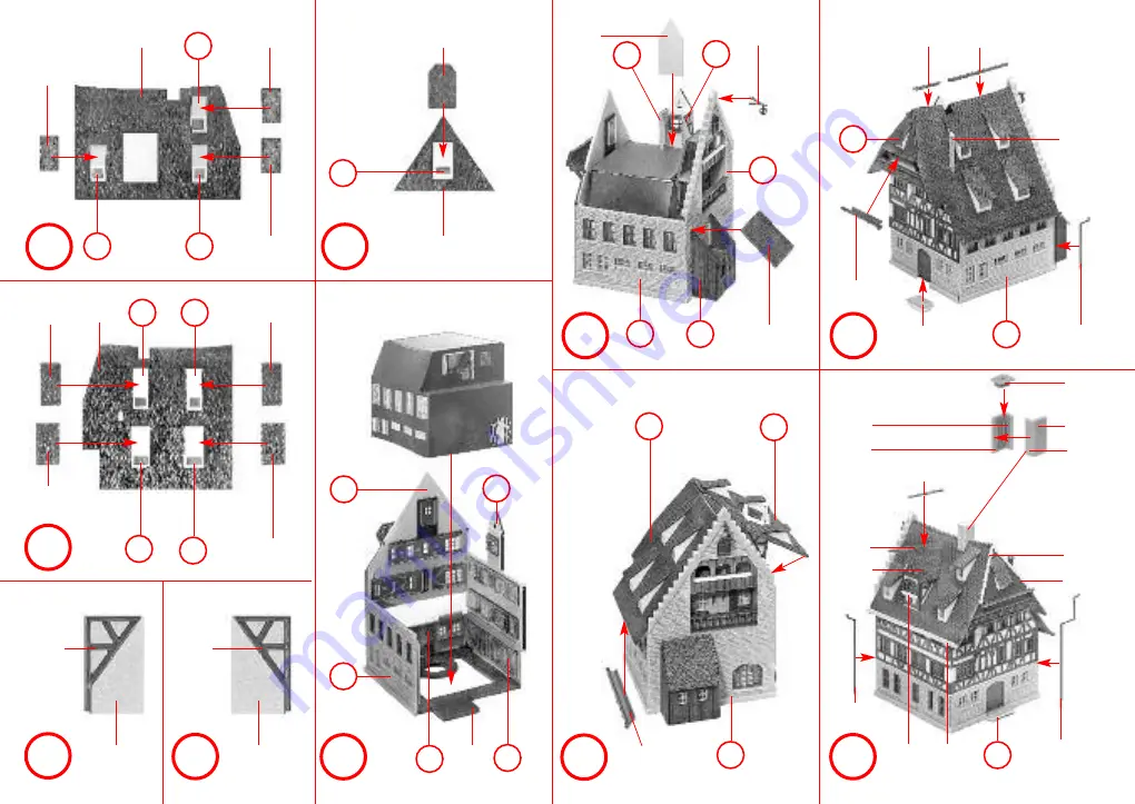 Faller FRANKEN TUDOR HOUSE Manual Download Page 4