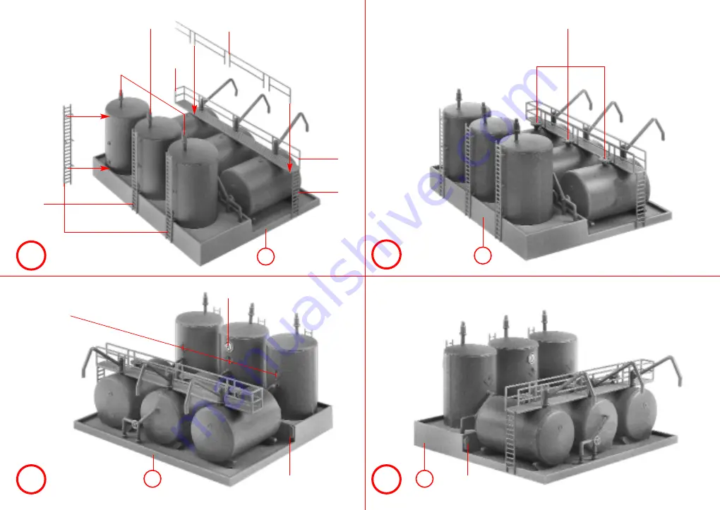 Faller Fuel depot Instructions Download Page 4