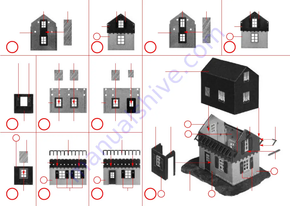 Faller Gatekeeper's House 131217 Assembly Instructions Download Page 3