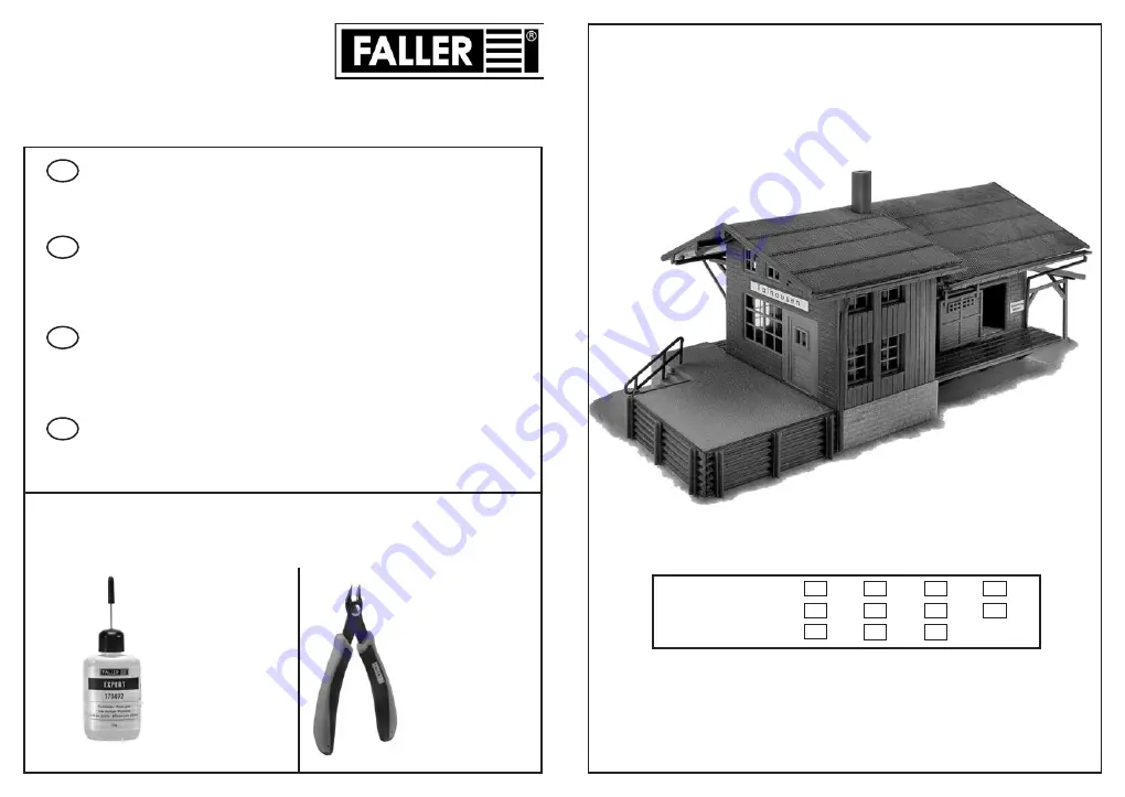 Faller GOODS DEPOT Manual Download Page 1