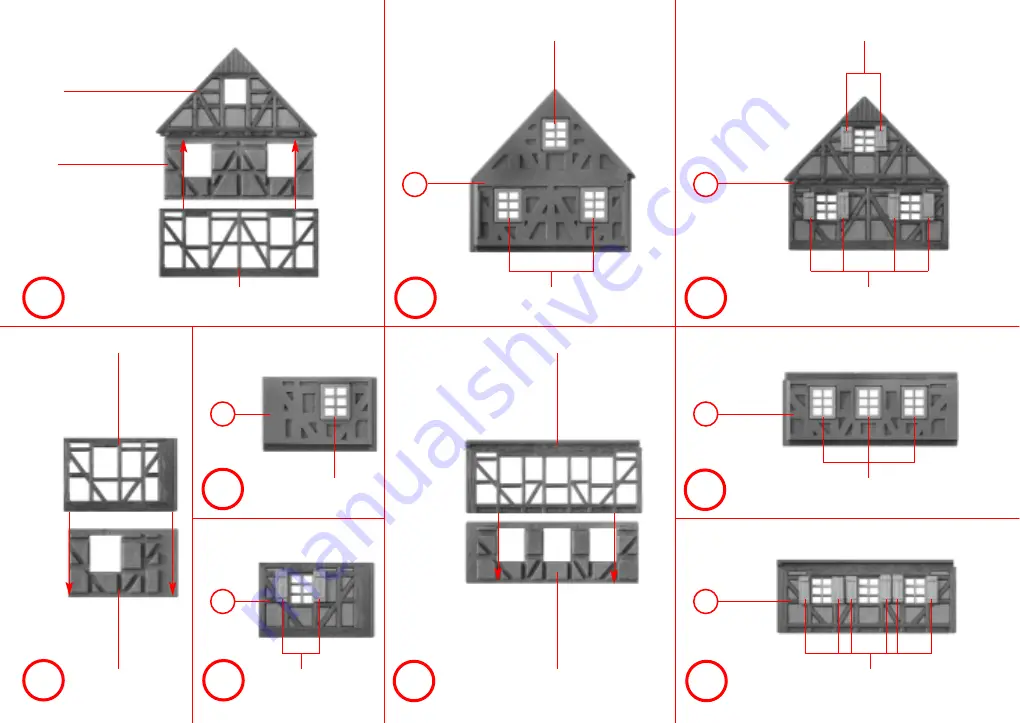 Faller HALF-TIMBERED HOUSE Instructions Manual Download Page 3