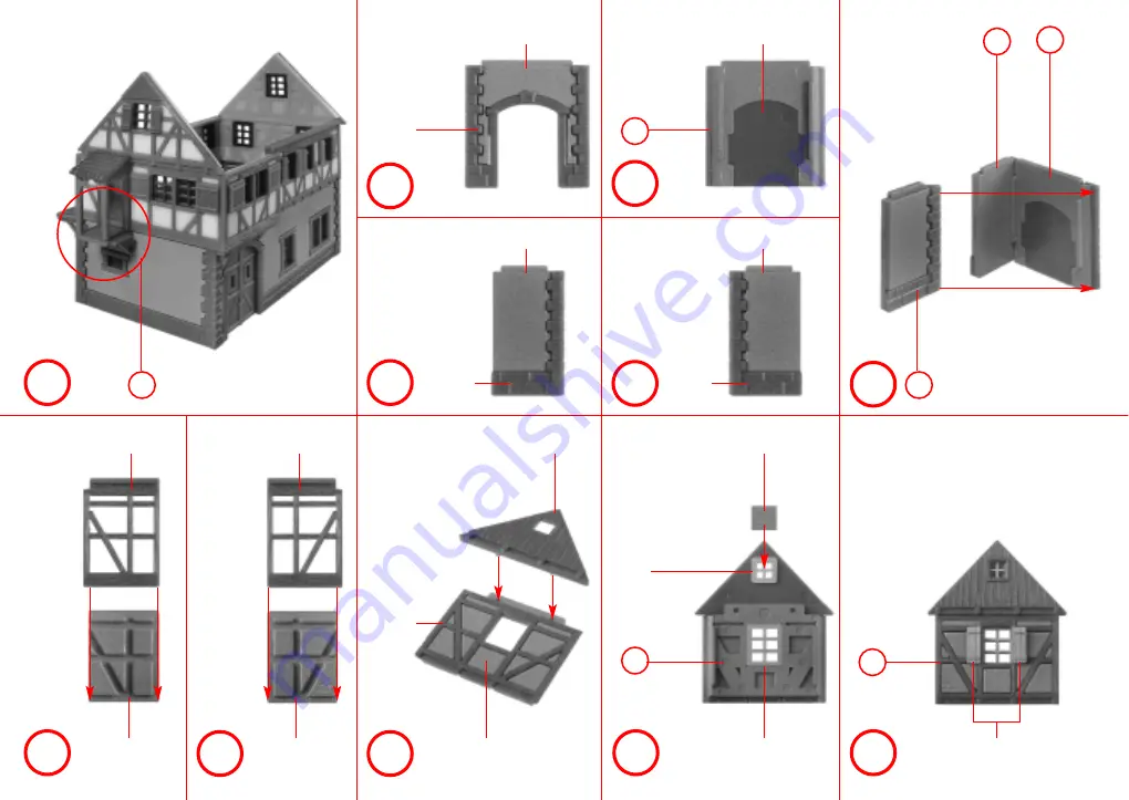 Faller HALF-TIMBERED HOUSE Скачать руководство пользователя страница 6