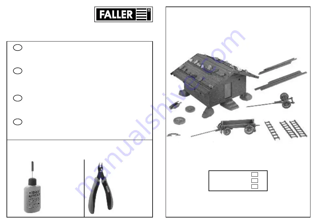 Faller HAY BARN Скачать руководство пользователя страница 1