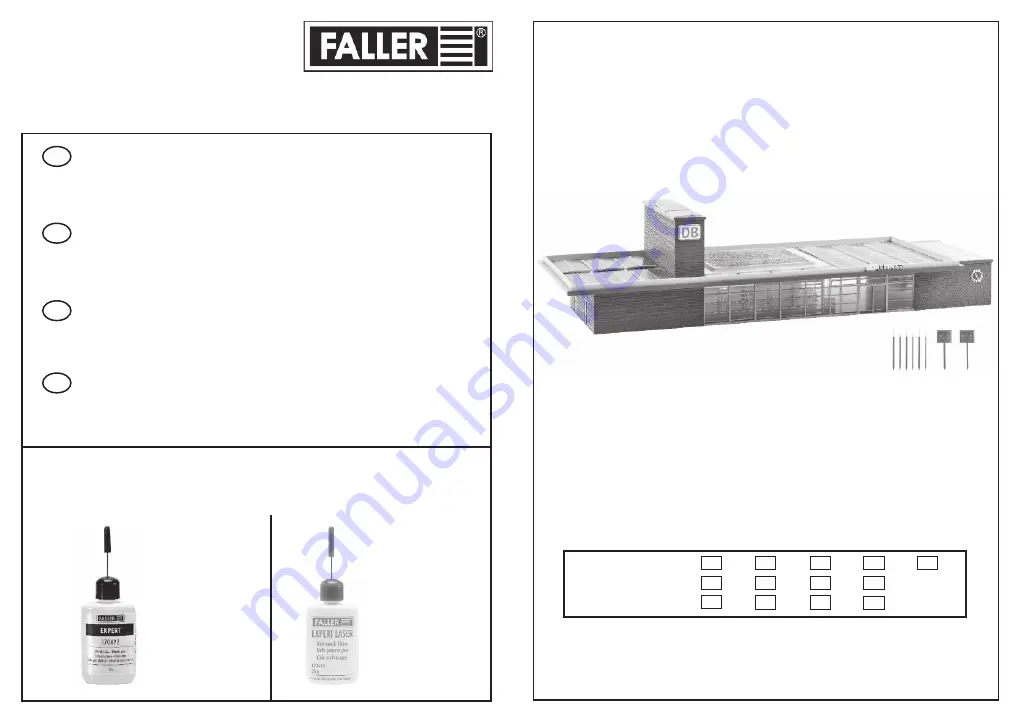 Faller HORREM Instructions Manual Download Page 1