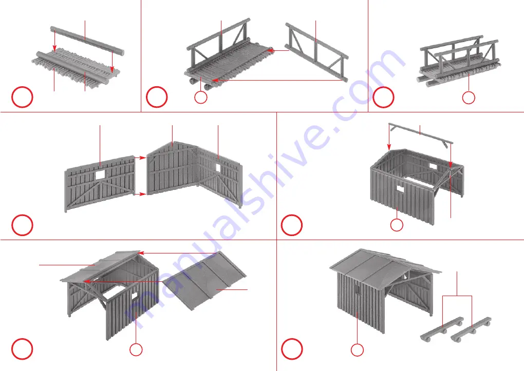 Faller HUNTER HUT WITH RAISED HIDE Manual Download Page 3