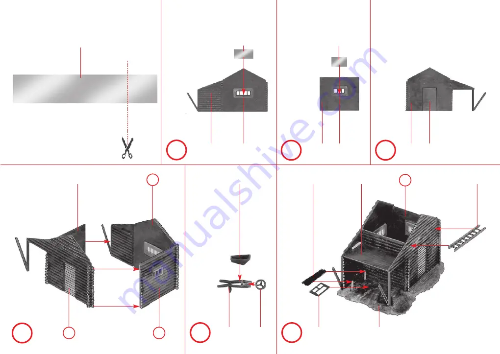 Faller HUNTER HUT WITH RAISED HIDE Скачать руководство пользователя страница 7