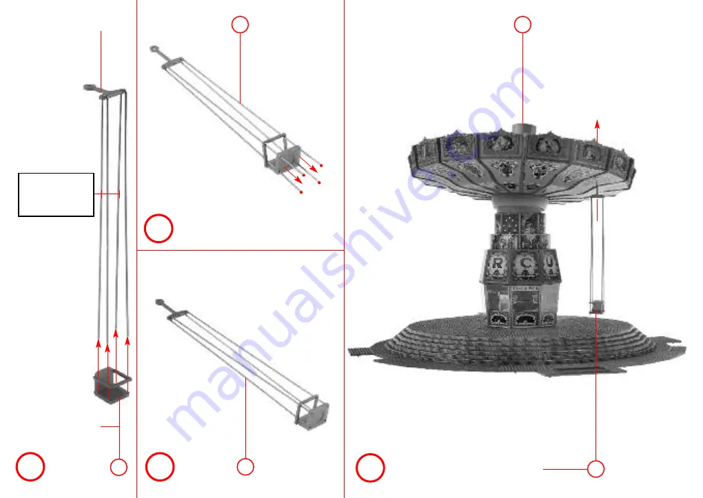 Faller Karussell Wellenflug 140317 Assembly Instructions Manual Download Page 21