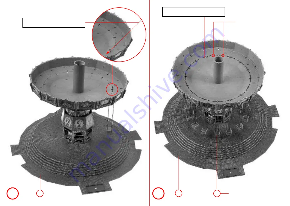Faller Karussell Wellenflug 140317 Assembly Instructions Manual Download Page 22