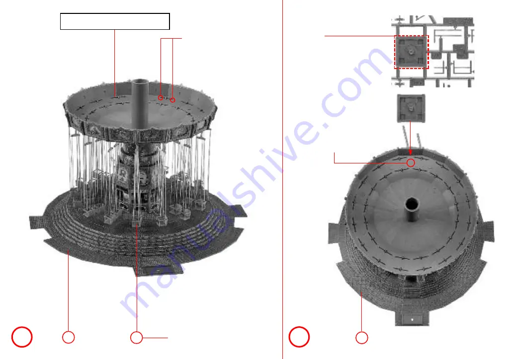 Faller Karussell Wellenflug 140317 Assembly Instructions Manual Download Page 24