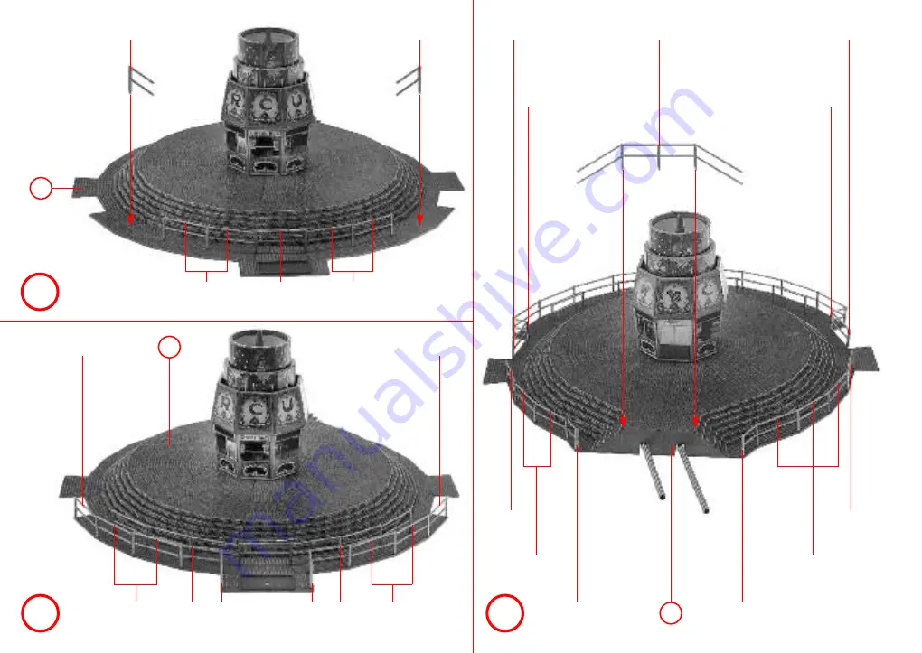 Faller Karussell Wellenflug 140317 Assembly Instructions Manual Download Page 25