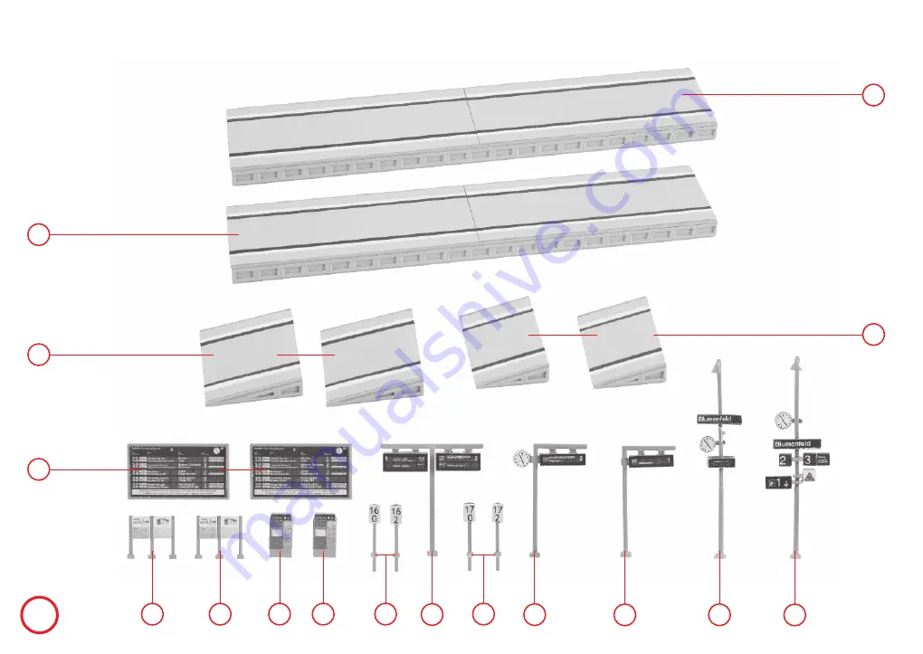 Faller MODERN PLATFORM WITH ACCESSORIES Manual Download Page 8