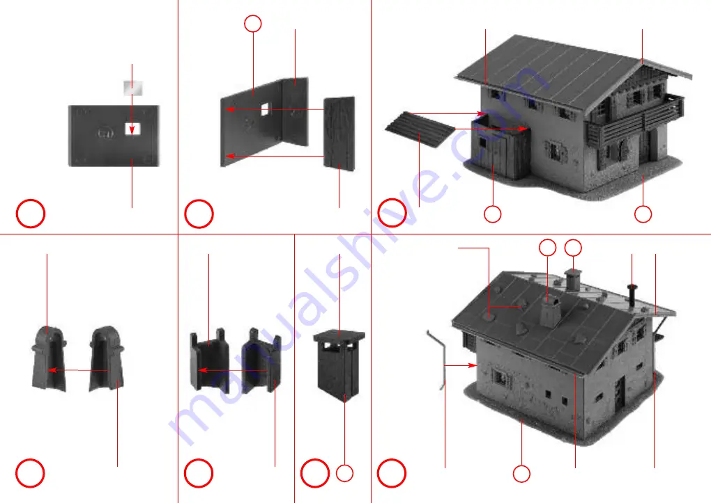Faller MOUNTAIN CHALET Manual Download Page 4