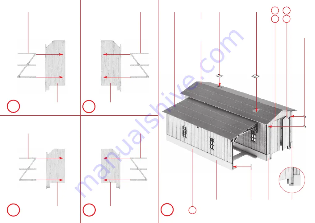 Faller OBERHARMERSBACH RAILCAR DEPOT Manual Download Page 6