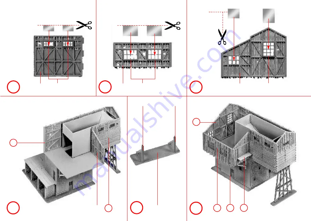 Faller OLD STONE-CRUSHING PLANT Instructions Manual Download Page 5