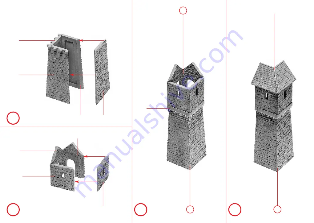 Faller OLD-TOWN WALL SET 232170 Скачать руководство пользователя страница 9