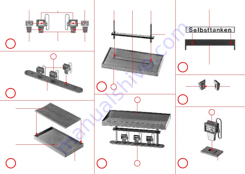 Faller PETROL STATION WITH SERVICE BAY Скачать руководство пользователя страница 5