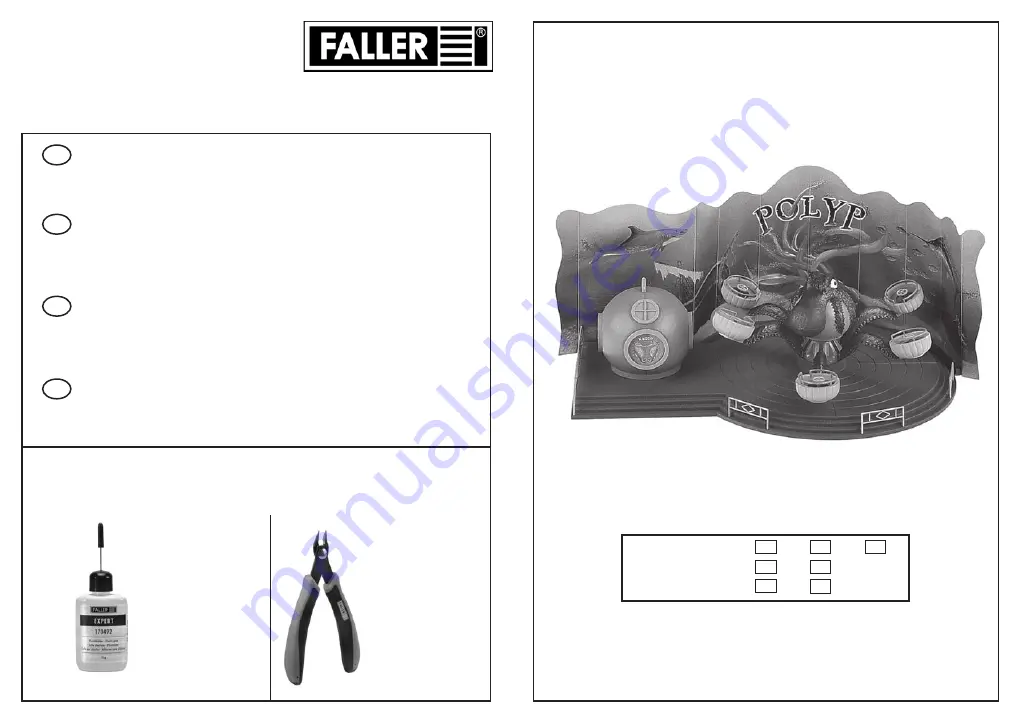 Faller POLYP Instructions For Use Manual Download Page 1