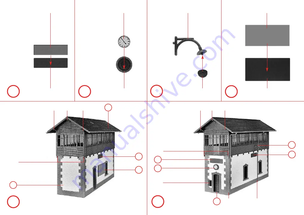 Faller POSTE 1 SIGNAL TOWER Скачать руководство пользователя страница 8