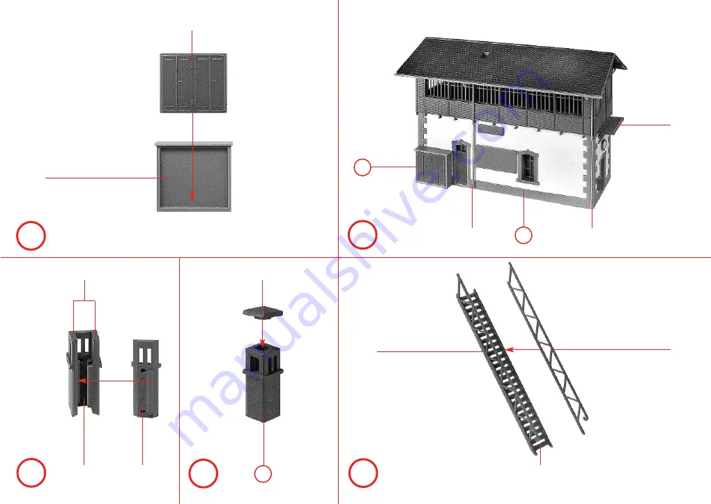 Faller POSTE 1 SIGNAL TOWER Скачать руководство пользователя страница 9