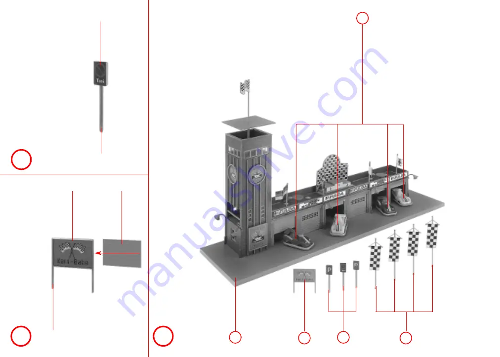 Faller Racing building Conti Tower 141070 Assembly Instructions Manual Download Page 12