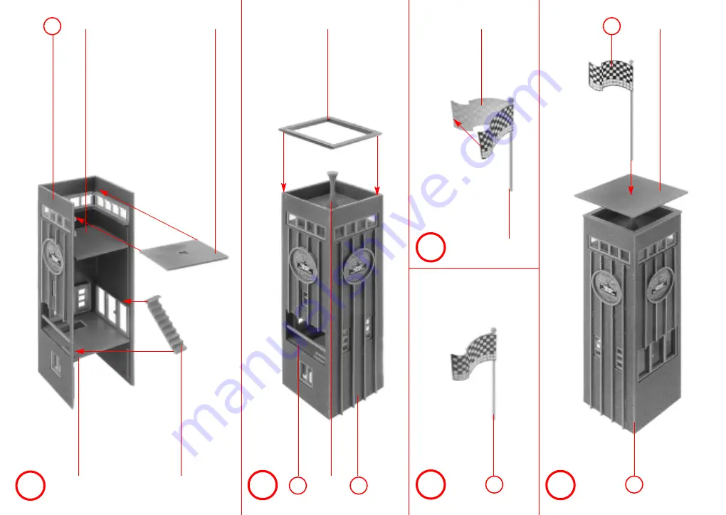 Faller Racing building Conti Tower Скачать руководство пользователя страница 5