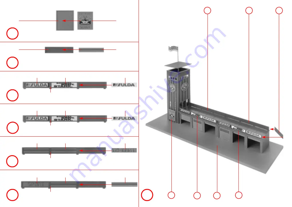 Faller Racing building Conti Tower Manual Download Page 8