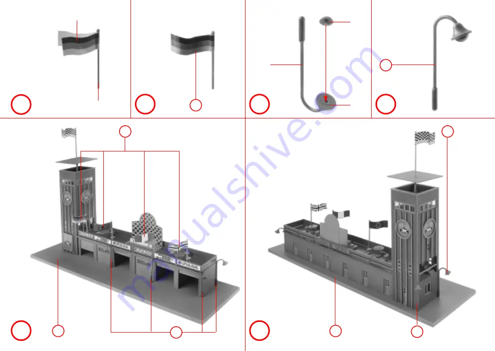 Faller Racing building Conti Tower Manual Download Page 10