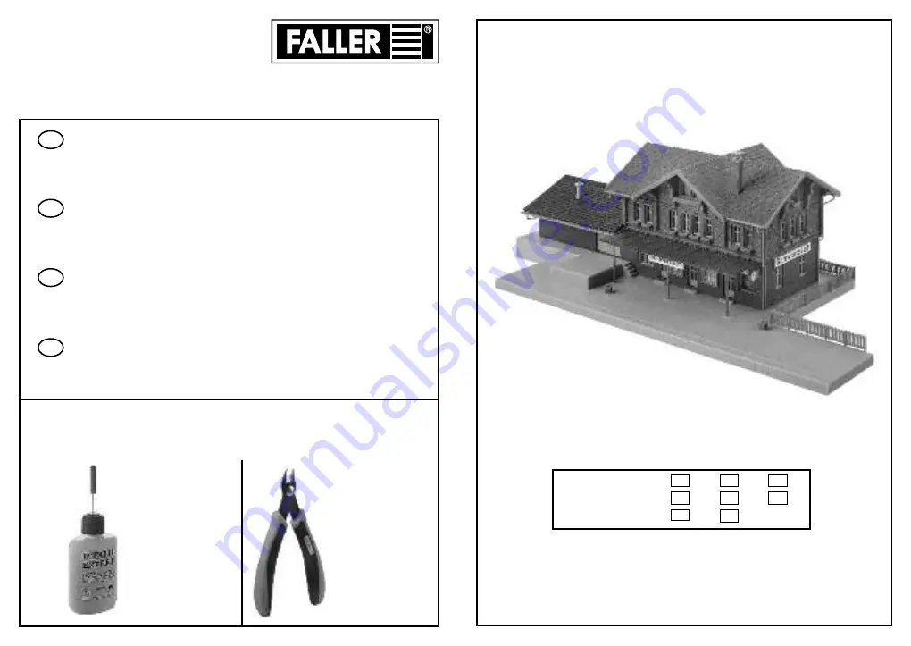 Faller SCHWARZACH Скачать руководство пользователя страница 1