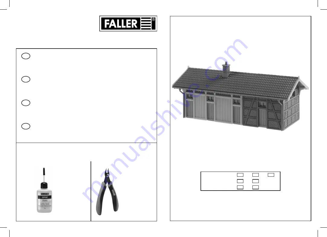 Faller TOILET HOUSE Скачать руководство пользователя страница 1