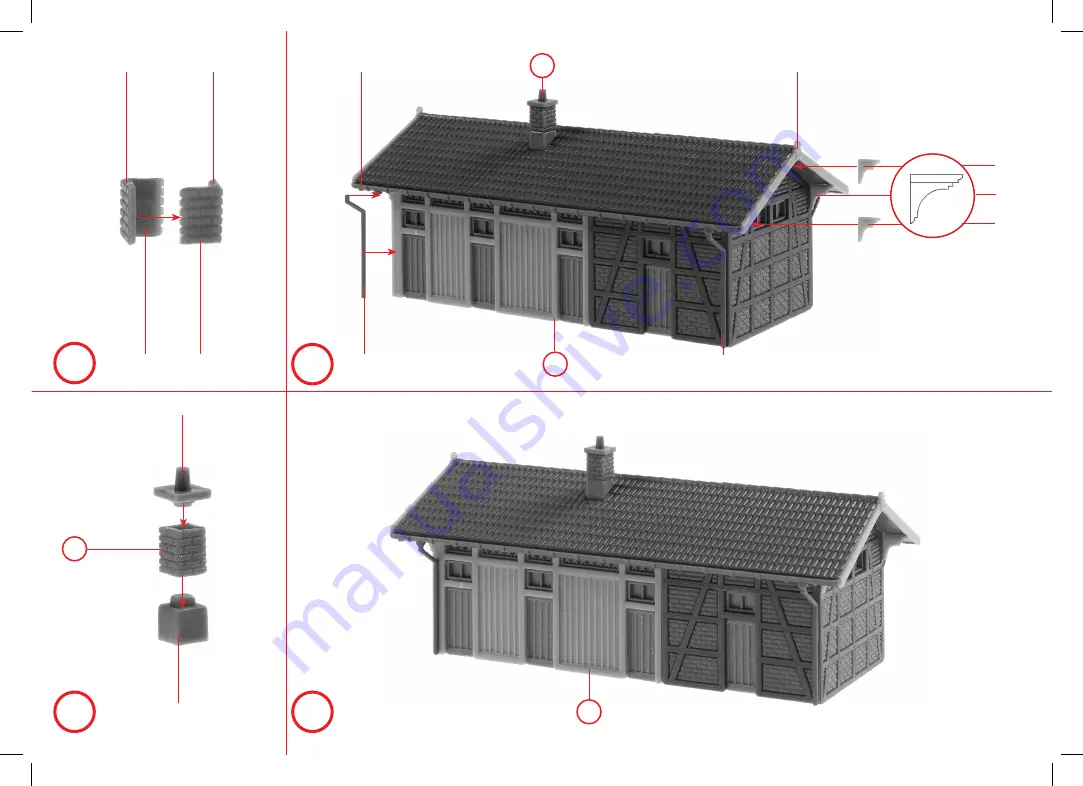 Faller TOILET HOUSE Скачать руководство пользователя страница 4