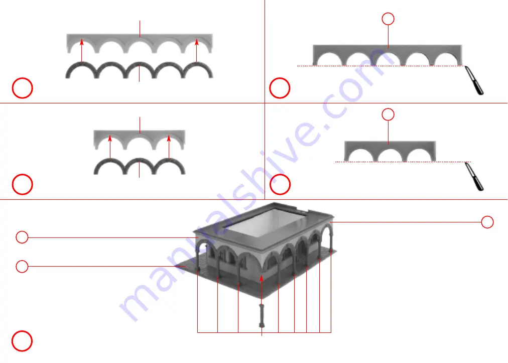 Faller Town hall 131274 Assembly Instructions Manual Download Page 5