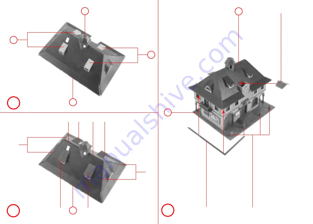 Faller Town hall 131274 Assembly Instructions Manual Download Page 10