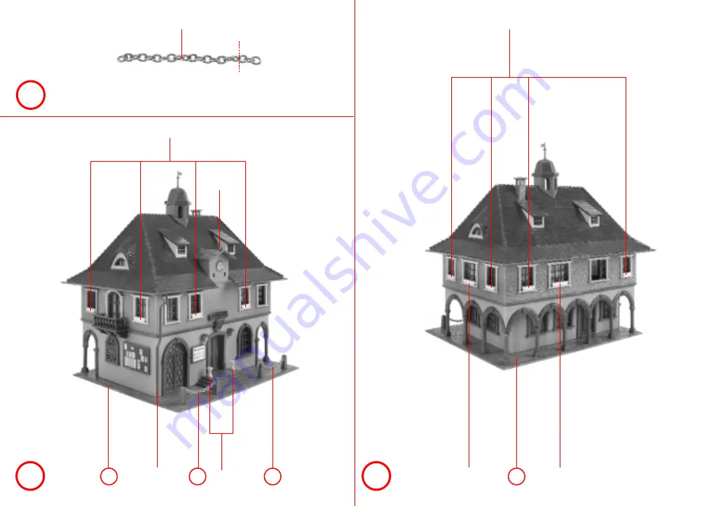 Faller Town hall 131274 Assembly Instructions Manual Download Page 12