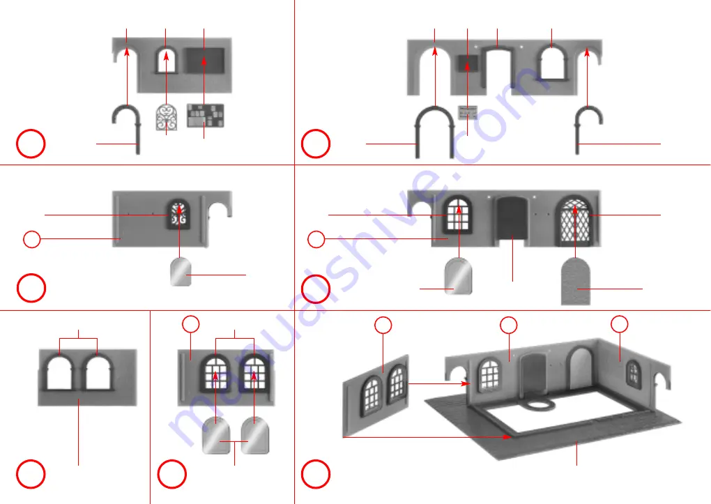 Faller Town hall Manual Download Page 3