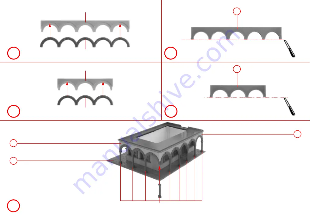 Faller Town hall Manual Download Page 5