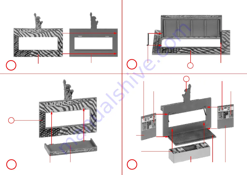 Faller Two fair booths Скачать руководство пользователя страница 2