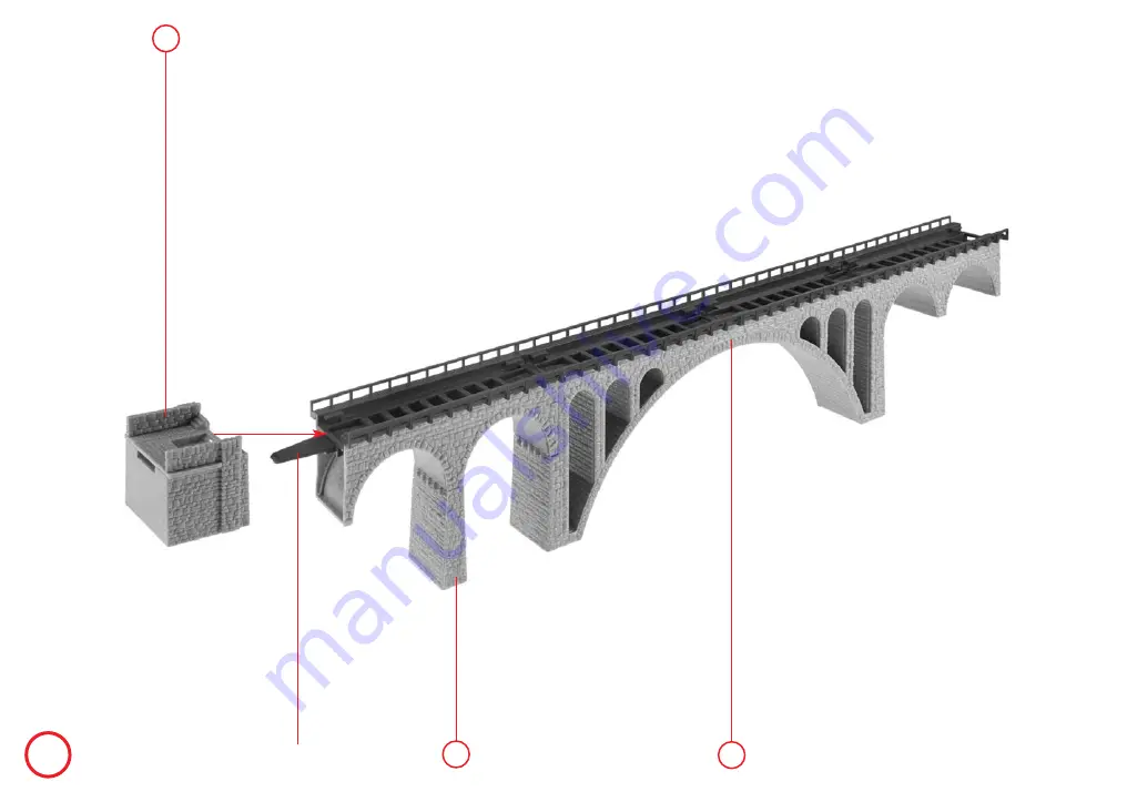 Faller Val Tuoi Viaduct-Set Assembly Instructions Manual Download Page 5